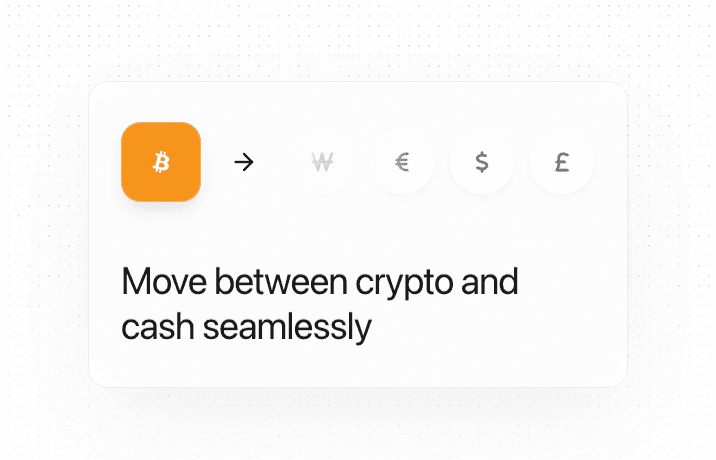 Crypto Card - UI component preview