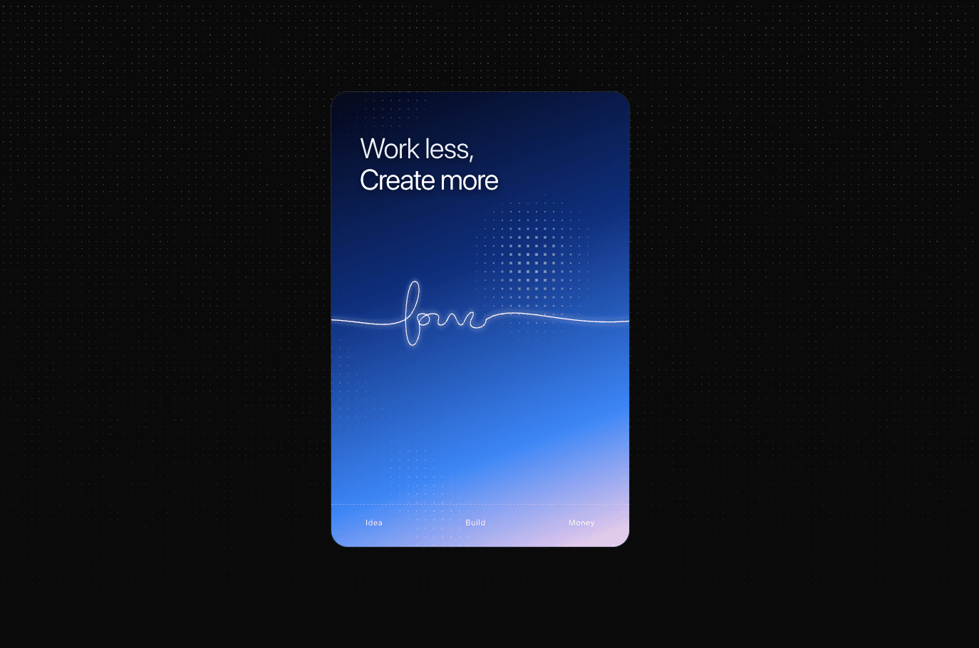 Focus Card - UI component preview
